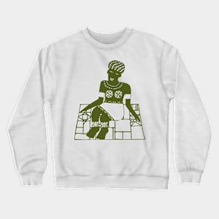 Face on Maya's Ethnic Crewneck Sweatshirt